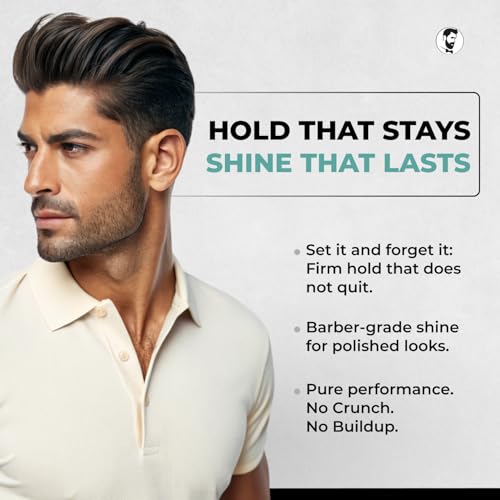 Gentlemen Republic 32oz Refined Hair Gel Men - Classic Cap, 24 Hour High Hold & Shine