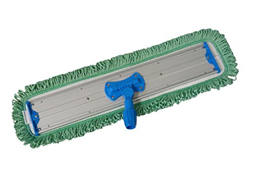 48-Inch Commercial Microfiber Mop Kit with Telescopic Handle & Pads