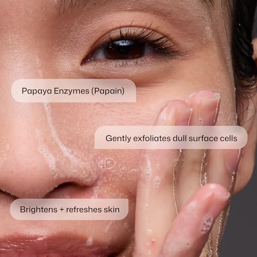 Papaya Enzyme Facial Cleanser with Salicylic Acid - 3.4 Fl Oz - Revitalizing & Exfoliating
