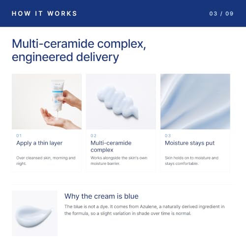 DR120 Barrier Cream 3.4 Fl Oz – 120-Hour Hydration, Ceramide & Hyaluronic Gel for Face & Body – Hypoallergenic & Fragrance-Free, Pack of 1