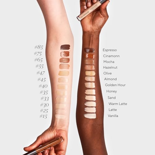 Luminous Eye Concealer 45 Almond - Natural Brightening Under-Eye Makeup