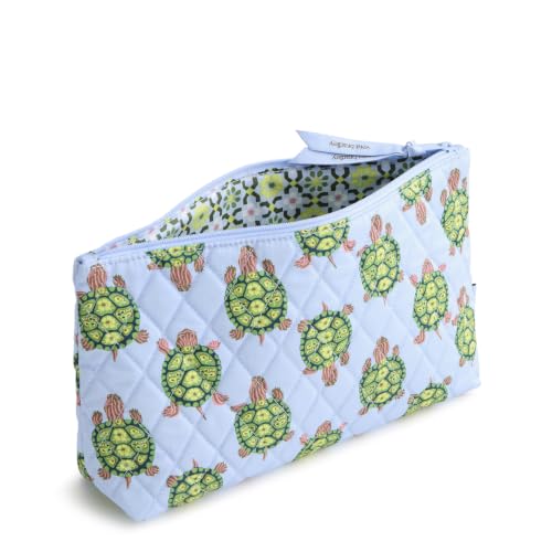 Vera Bradley Women's Slow Dance Medium Cotton Pouch – Travel & Makeup Organizer