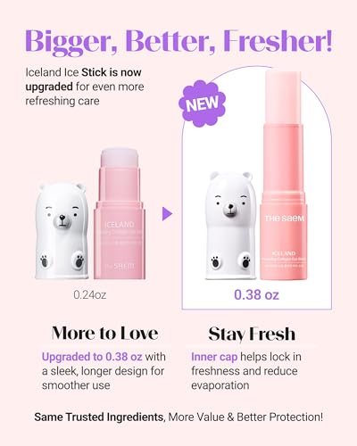 THESAEM Iceland Multi Eye Stick Set - Collagen, Peptide & Hydrating Under Eye Balm - 3-Pack, 0.38oz each - Cooling Glacier Water Formulation