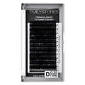 Eyelash Extensions 0.25mm Thickness D Curl Natural-Looking Individual Volume Eyelashes For Lash Extensions (11MM)