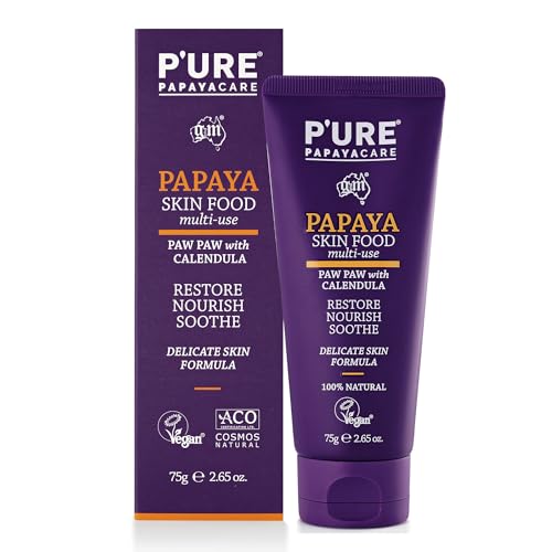 Multi-Use Papaya Skin Balm - Hydrating Moisturizer for Dry Skin 2.64 oz