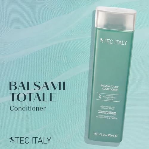 Tec Italy Balsami Totale Hydrating Conditioner for All Hair Types, Restores Moisture, Softness & Shine, Improves Detangling, 10.14 fl oz (300 ml) | Intensive hydration, Revitalizing, Enhances softness, Enhances shine
