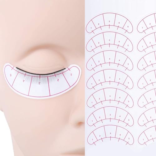 Lash Extension Practice Kit, Eyelash Extension Training Kit for Beginners, Professional Eyelash Mannequin Head Set with Lash Fan, Lash Shampoo, Lash Adhesive, Glue Rings and Lash Mirror (Black)