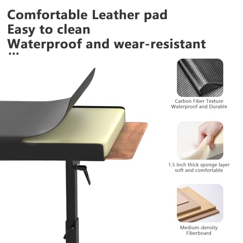 Tattoo Armrest Stand with Adjustable Height and Tilt - Supports Arms, Legs, Hands