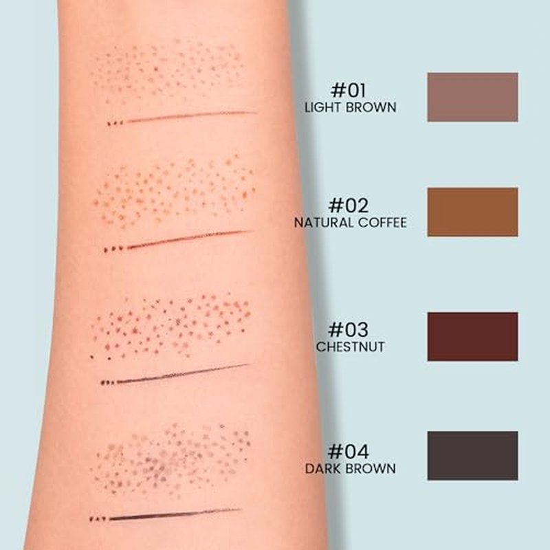 2-in-1 Dual Ended Microblading Freckle Pen & Freckle Stamp,Waterproof Freckle Stamp & Precise 15¡ÆTip for Natural Lifelike Freckle Makeup,Perfect Make up,Last 24Hrs.