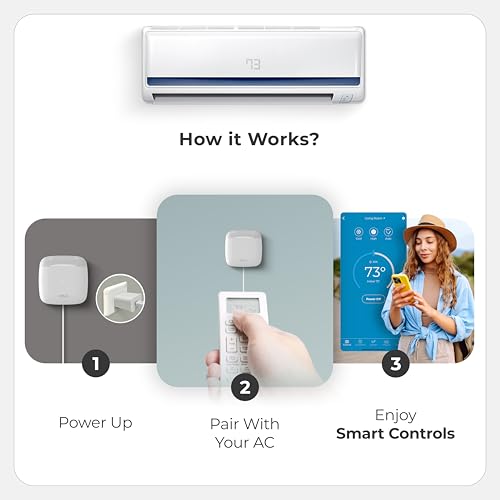 Cielo Breez Lite Smart AC Controller for Mini-Split & Window Units - White
