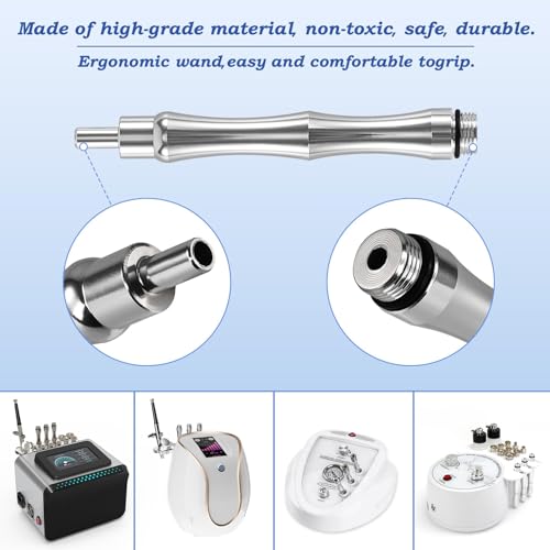 12 Tips Microdermabrasion Tips Set for Skin Rejuvenation - Diamond Dermabrasion Replacement Heads