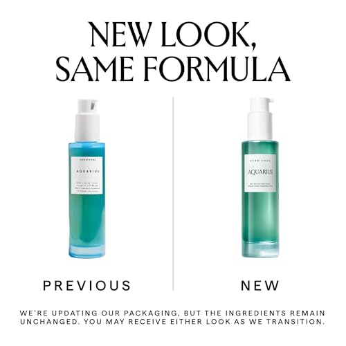HERBIVORE Aquarius BHA + Blue Tansy Clarifying Gel Cleanser 3.38 Fl Oz - Deep Pore & Oil Control
