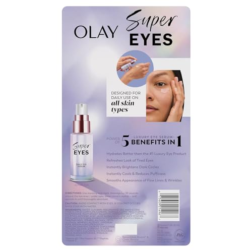Olay Super Eyes, Daily Eye Serum, 0.45 fl. oz., 2pk.