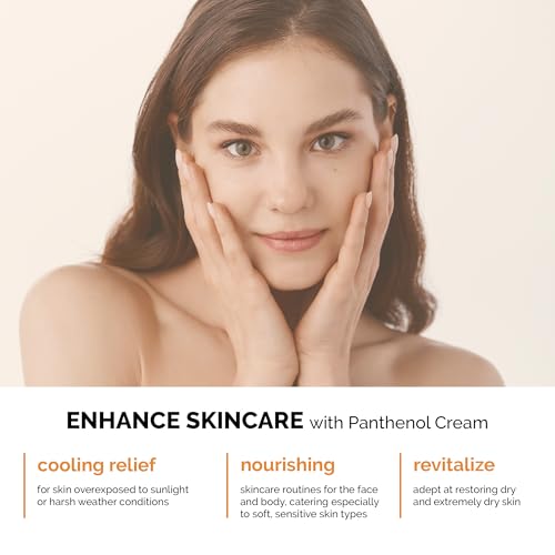 Panthenol - Cream, Ideal for Sun-Exposed or Weather-Affected Skin, Moisturizes Dry Skin, Nutritional Skincare for Soft and Sensitive Skin - 30g