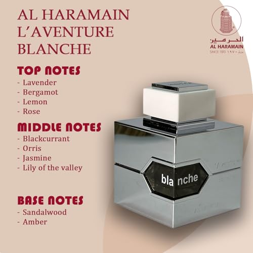 Al Haramain L'aventure Blanche Eau De Parfum Spray 3.3 oz Unisex