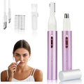 2025 Rechargeable Nose & Ear Hair Trimmer, Dual-Edge Blade Electric Clipper for Women Men, Facial & Eyebrow Hair Removal Tool, Powerful Motor, Painless, Easy to Clean (Multicolor)
