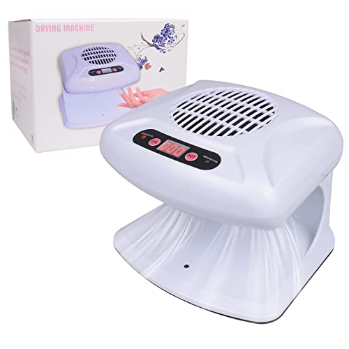 Gegong Air Nail Dryer with Auto Sensor 300W Hand & Foot Fast Drying Light Blue