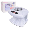 Gegong Air Nail Dryer with Auto Sensor 300W Hand & Foot Fast Drying Light Blue