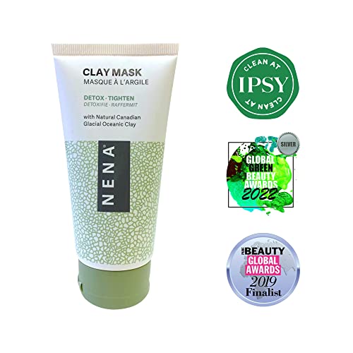 NENA Skincare Clay Mask 4.2 oz - Purifies, Rejuvenates & Refines Pores - Mineral-Rich Formula - Pack of 1