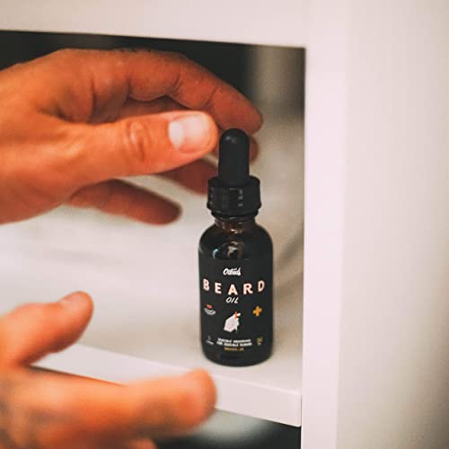 O'Douds Beard Oil for Men – Natural Vegan Mustache & Beard Conditioner with Jojoba Oil, Forest Scent, 1oz