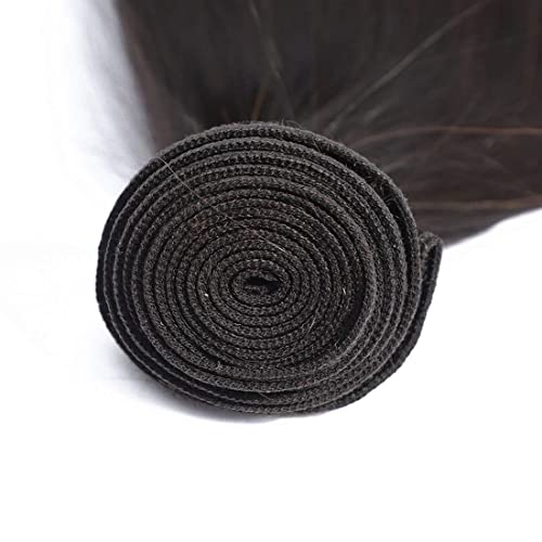 Brazilian Virgin Straight Hair Bundle - 18 Inch Unprocessed Human Hair Weave