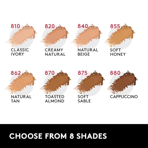 Press Powder Full Coverage Natural Shade 0.39 Ounce Pack of 2 - Controls Shine