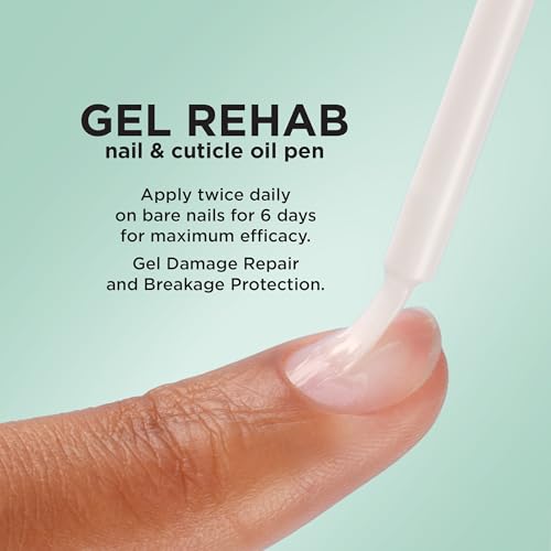 Sally Hansen Gel Rehab Nail Treatment Pen | Repair, Hydrate & Renew | Strengthens and Restores Damaged Nails | Keratin & Vitamin Complex | Easy, Mess-Free Nail Care on the Go