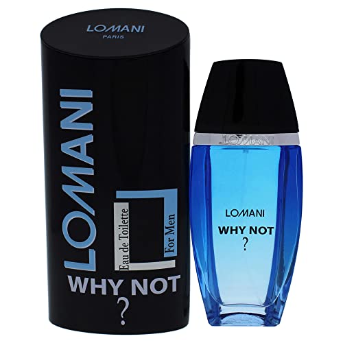 Lomani Why Not for Men - 3.3 Oz Eau de Toilette Spray - Fresh & Long-Lasting