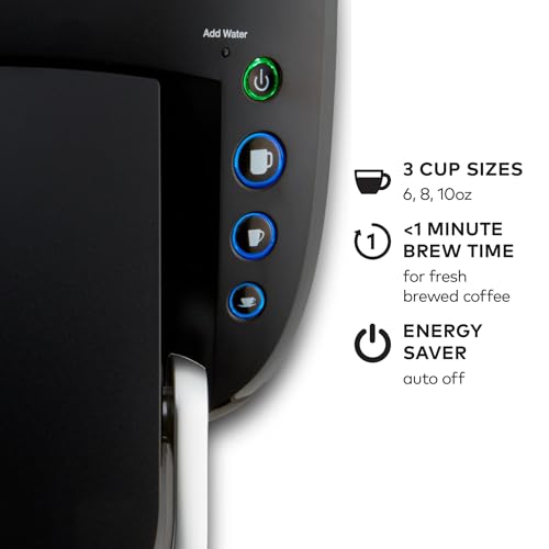 Keurig K-Compact Single-Serve Coffee Maker - Black, 3 Brew Sizes