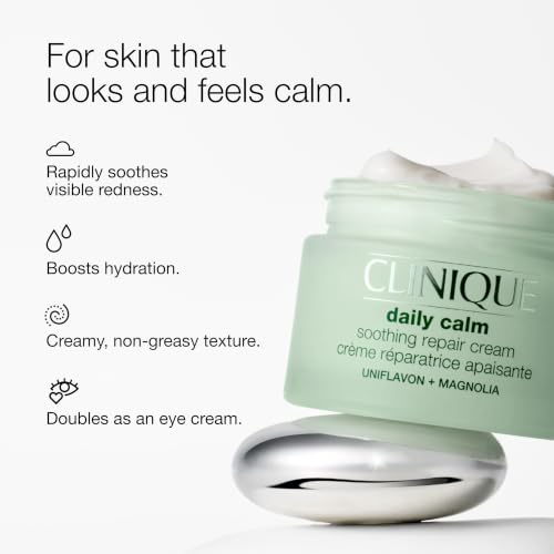 Clinique Daily Calm Soothing Repair Face Cream 0.5oz Mini for Sensitive Skin