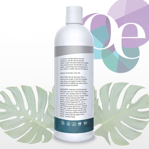 Organic Excellence Wild Mint Moisturizing Shampoo - Rosemary, 16 oz - Variation 1