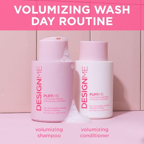Design.Me Puff.ME Volumizing Conditioner 10 Fl Oz - Hydrating, Adds Volume & Shine for Fine & Medium Hair