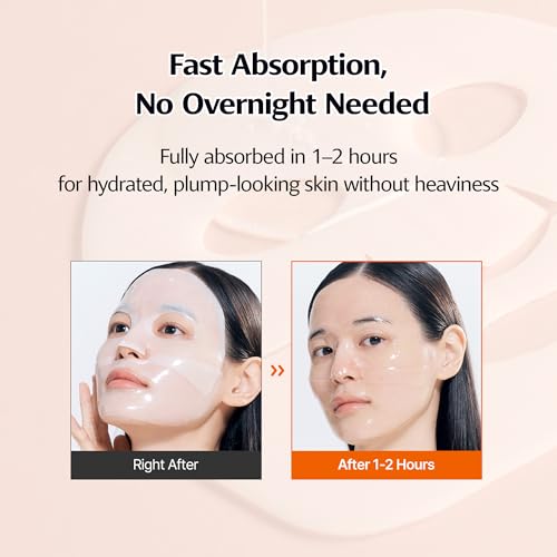 ClearDea Mucin Collagen Hydrogel Mask Pack – Hydrating & Firming Facial Sheets