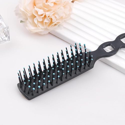 Gisdo 50 Pack Black Hair Brushes for Hair Styling & Tangle-Free Hair Care