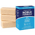 Zinc Pyrithione Soap Bar 2% with Emu Oil - 3.25 oz Pack of 3 | Acne & Skin Relief