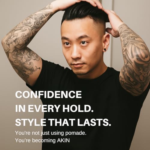 Water-Based Hair Pomade for Men and Women - Firm Hold, Medium Shine, Easy Wash 3.3oz