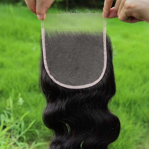 5x5 Real HD Lace Closure - Body Wave, 14 Inch, Ultra-Thin Skinlike Swiss HD