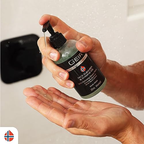 Men's Deep Cleansing Face Wash & Shave Gel with Arctic Algae - 8 fl oz