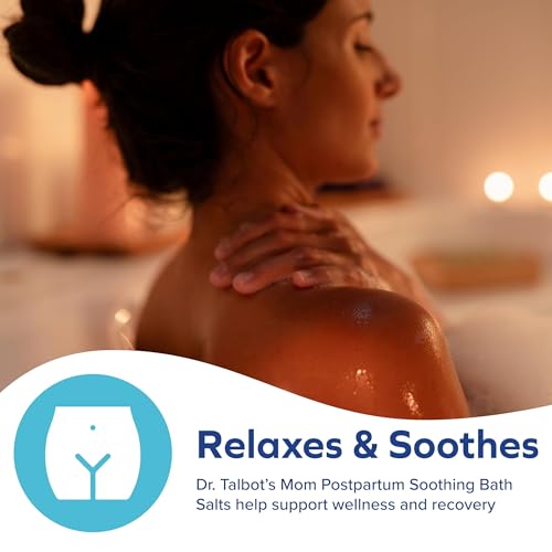 Dr. Talbot's Postpartum Soothing Bath Salts ? Lavender Infused, Paraben-Free Relaxation & Recovery Bath Soak for New Moms ? Ideal for Post-Childbirth Healing & Everyday Stress Relief