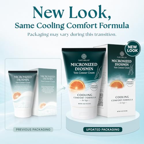 Micronized Diosmin & Centella Leg Contour Cream for Skin Firming & Cooling