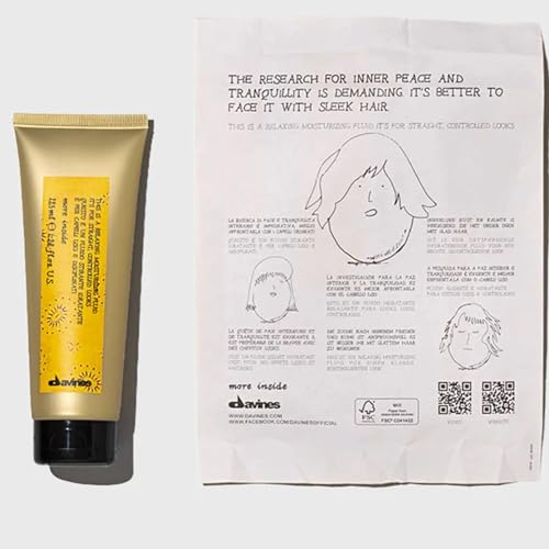 Davines Relaxing Moisturizing Hair Fluid for Heat Protection & Styling