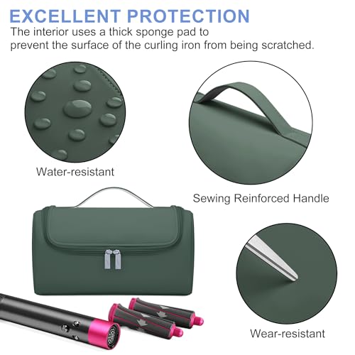 Hair Dryer Travel Case, Portable Hairdryer Storage Bag with Hanging Hook, Waterproof Hair Dryers Organizer Bags