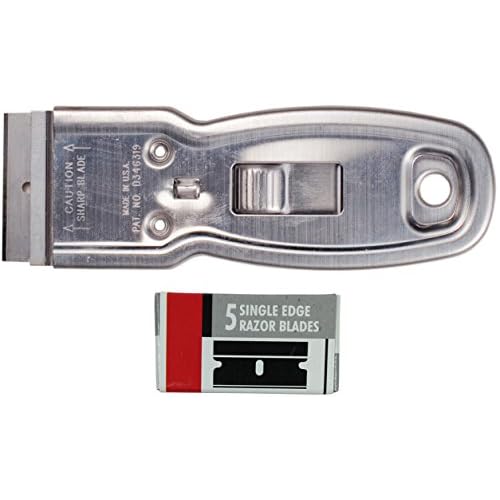 Excel Blades K11 Razor Blade Scraper, includes 6 Single Edge Blades