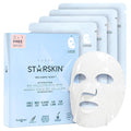STARSKIN Hydrating and Moisturizing Bio-Cellulose Face Mask Pack - Deep Hydration & Anti-Aging, Korean Skincare, Red Carpet Ready