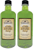 Village Naturals Therapy Foaming Bath Oil for Aches and Pains - 16 Fl Oz Pack of 2