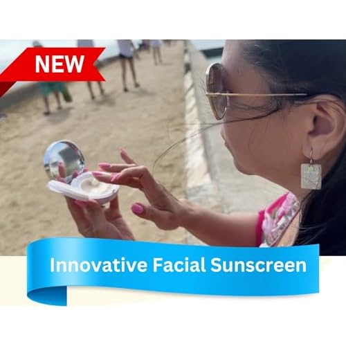 Love Hawaii Sunscreen for Face Sunscreen with Mirror in flip case pocket size