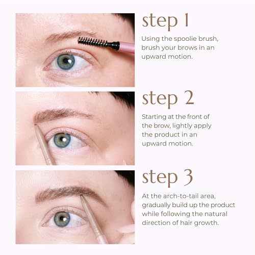 Chella Tantalizing Taupe Eyebrow Pencil - Long-Wear, Precise Tip, Waterproof