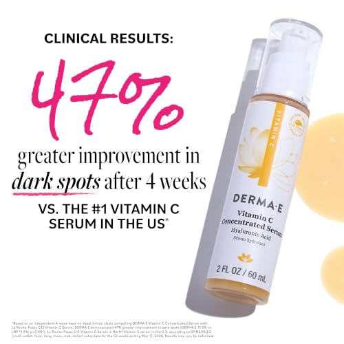 Vitamin C Face Serum with Hyaluronic Acid 2 Fl Oz - Brightening & Hydrating