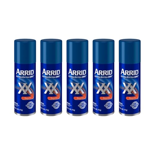 Arrid XX Anti-Perspirant Deodorant Spray Regular 4 oz Pack of 5