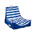 Big Joe Captain's Float Pool Lounger American Nautical Stripe Double Sided Mesh 3ft No Inflation